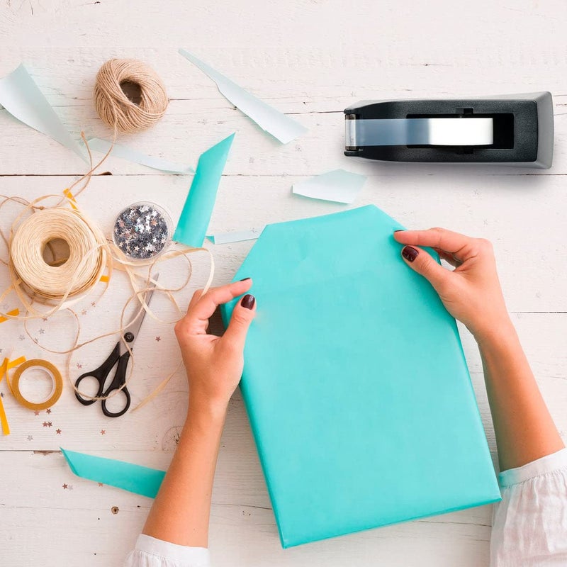 Manaloom موزع شريط سطح المكتب - قاعدة مضادة للانزلاق - موزع لفات شريط مرجح - مثالي للمكتب والمدرسة المنزلية (الشريط غير متضمن) عبوة من قطعتين - Image 4